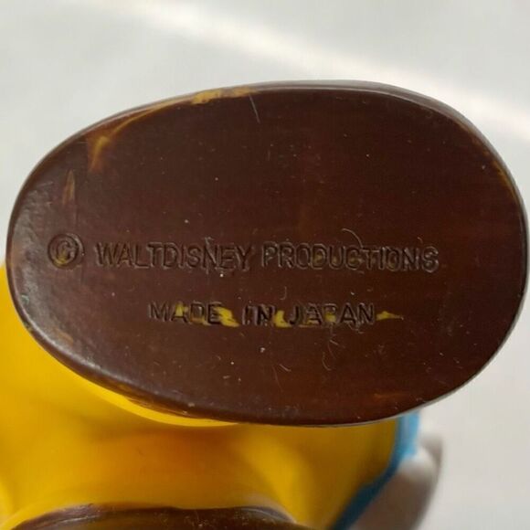 Antique Vtg Walt Disney Mickey Mouse Rubber Collectible Toy Figure Multicolor OS - Picture 7 of 7